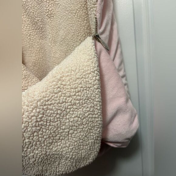 JJ Cole Collections BundleMe Pink Fleece Car Seat Blanket cover infant 0-12 m - Picture 9 of 14